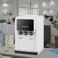 Distributeur d'eau de bureau compact FJ-WDT-202 à double température, léger, idéal pour dortoir et bureau