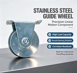 Roulettes de <span class=keywords><strong>porte</strong></span> coulissante à gorge en U/V, roulettes de guidage pour rail de <span class=keywords><strong>porte</strong></span>, roulettes robustes pour usage intensif, vente en gros JL - Product Image 1