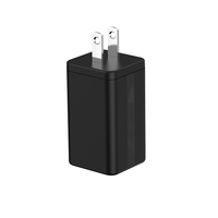 Chargeur rapide PD 65W 2 ports Type-C avec GaN PD 3.0 OTP pour la charge d'ordinateurs portables et de téléphones mobiles