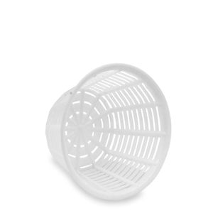 Cestini Rotondi per Formaggio 118x76mm Capacità 700g Contenitori Bianchi in Polietilene ad Alta Densità per Conservazione Formaggio - Product Image 3