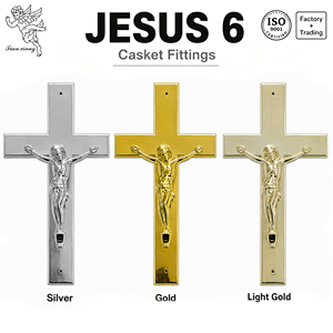 En stock Jesús 6 #   Adornos Funerarios, Herrajes para Ataúdes, Cruz Religiosa para Decoración de Ataúdes - Product Image 1