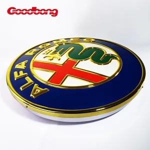 Goodbong Factory 3D Automotive Signage 4S Shop Backlit Chrome Car Logo Letter Sign