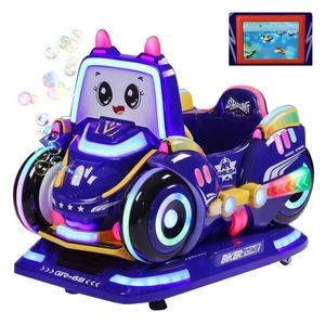 Nuevo Coche de Juego Infantil con Monedas, Soplador de Burbujas Eléctrico, Coche de Columpio con Monedas - Product Image 6