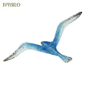 IVYDECO Marine Series Wand kunst behänge Metall fliegende Vögel Wand dekoration Möwe Wand dekoration