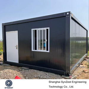 SynZest Conteneur modulaire préfabriqué en acier de 20 pieds pour cabine, bureau de secours d'urgence, bâtiment et camp de sauvetage mobile - Product Image 4