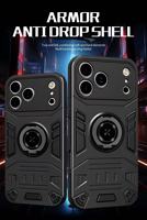 Offre spéciale TPU PC Combo robuste rotatif béquille antichoc couverture de téléphone pour OPPO A79 A5 Pro A3x A40 A60 A80 A3 PRO