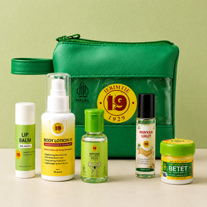 Ensemble de soins de la peau luxueux certifié Halal, portable, à l'acide hyaluronique, pour les voyages, crème solaire, hydratant, protection corporelle pour la peau - Product Image 1