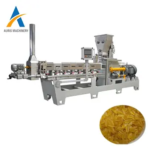 Automatic nutritional instant artificial golden rice processing machinery self heating rice making machine production line