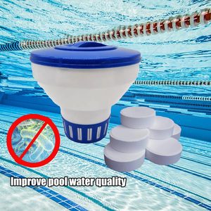 Dispensador químico automático grande de lujo para tabletas de 1 a 3 pulgadas, dispensador flotante para piscina, Clorador, accesorios para piscina - Product Image 2