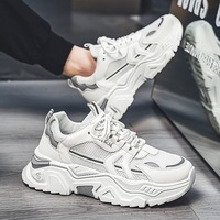 Chaussures pour hommes respirantes, nouvelle tendance 2026, style Joker, pour jeunes, sport et loisirs, à plateforme, style baskets blanches classiques
