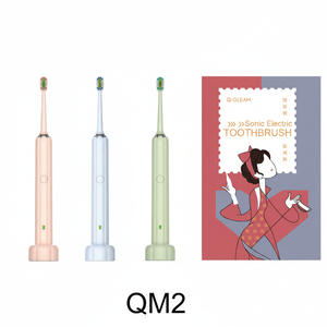 Cepillo de dientes eléctrico recargable USB con 3 cabezales de cerdas suaves IPX7 reemplazo de limpieza de blanqueamiento de dientes impermeable 60 uds/cartón - Product Image 2