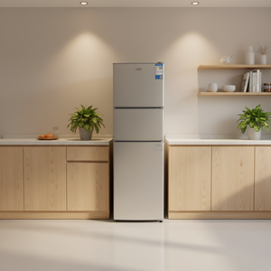 Réfrigérateur 3 portes à congélateur supérieur 206L, modèle très vendu, avec caractéristiques essentielles pour usage domestique - Product Image 2