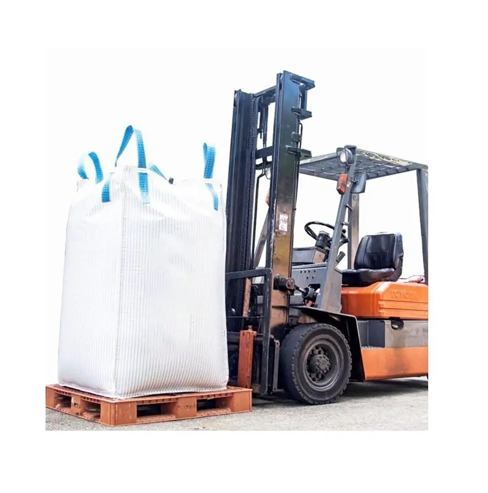 ton silage 1500kg plastic pp jumbo FIBC bag feed woven construction container big bag super concrete