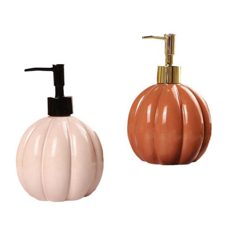 1 Soap Dispenser Clearance! Ceramic Decorative Hand Soap Dispenser Round Lotion Bottle Bathroom Refillable Liquid Soap Dispenser Pump Kitchen Countert