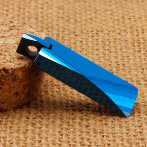 Collana Tradizionale CHENG JEWELERS con Pendente a Barra in Carburo di Tungsteno Lucidato e Catena Blu con Fenice - Product Image 4