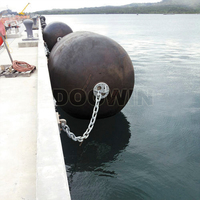 Pare-battage pneumatique en caoutchouc noir pour bateau, certifié BV, norme ISO17357