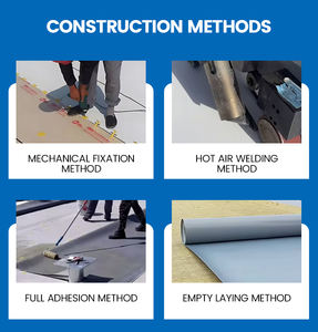 Membrane d'étanchéité pour <span class=keywords><strong>toiture</strong></span> autocollante TPO, qualité industrielle, excellente résistance aux intempéries, garantie 5 ans - Product Image 3