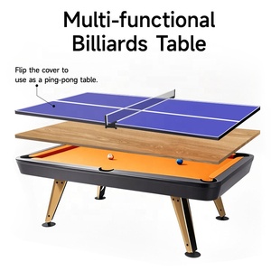 Hot Sales 5ft 6ft 3-in-1 Multifunctional Convertible <strong>Table</strong> for Snooker/Billiard <strong>Pool</strong> PingPong Dining Use - Product Image 2