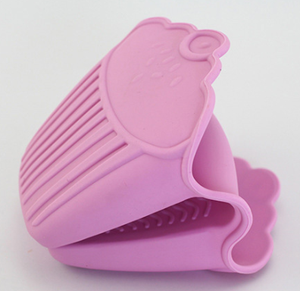 Biểu tượng tùy chỉnh Silicone lò Găng tay với ren-up Tính năng nhiệt-cách nhiệt dùng một lần Baking găng tay cho nhà BBQ lò sử dụng - Product Image 5