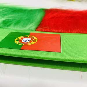 Qatar <span class=keywords><strong>WC</strong></span>, fans de football, accessoires d'éveil, design de drapeau, perruque, ensemble de tête, vente en gros - Product Image 4