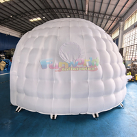 Carpa Inflable Tipo Domo para Fiestas, de Grado Comercial, para Publicidad Exterior y Discotecas, con Iluminación LED, Tela Oxford y Material de PVC, Venta al Por Mayor