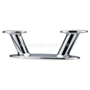 Bolardo de Acero Inoxidable 316 Brillante de 6/8/10/12 Pulgadas, Herraje Marino Tipo Cuerno de Carnero para Amarre de Embarcaciones - Product Image 2