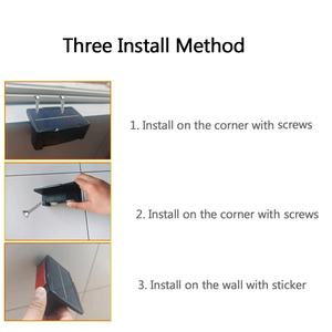 Lámpara de Pared LED Solar para Exteriores, Impermeable, para Terraza, Jardín, Valla, Pared Exterior - Product Image 6