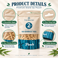 Pochette Doypack personnalisée en kraft avec fermeture éclair, anti-odeur, pour café, snacks et emballage alimentaire