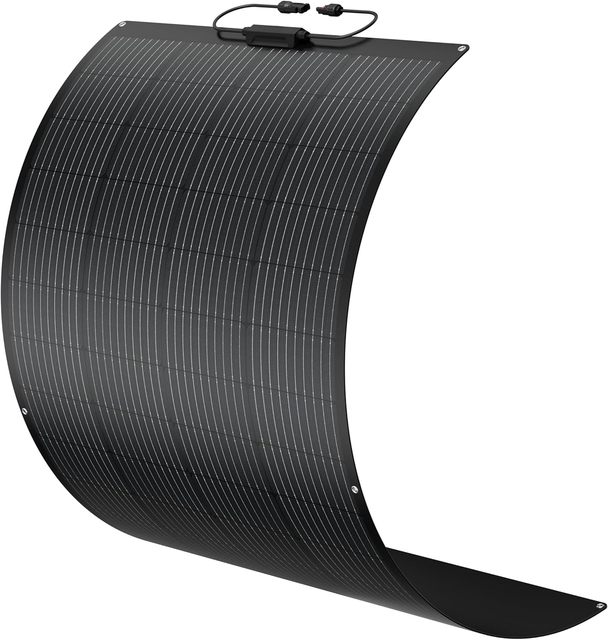 AISmartlink 200 W Fiberglass Flexible Solar Panel 23% High-Efficiency 270° Lightweight Portable Bendable 12 V 10BB Mono Cell