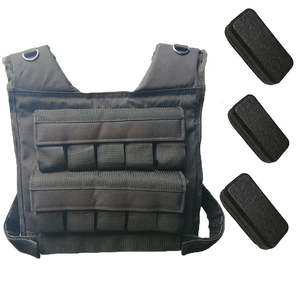 Chalecos <span class=keywords><strong>con</strong></span> <span class=keywords><strong>Peso</strong></span> de Acero para Entrenamiento de Fuerza Táctica ALStrength, Portaplacas para Crossfit, Ajustables, Transpirables y Ecológicos - Product Image 2