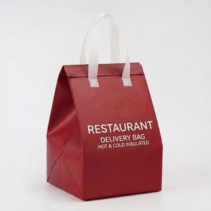 Wholesale Insulated Food Delivery Bags Custom Printed Thermal Cooler Bags for Restaurants - Product Image 1