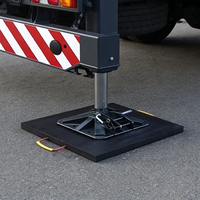 Plaques de support de grue en UHMWPE de 30 mm, résistantes aux chocs et aux huiles/aux chutes de température, pour grues et excavatrices lourdes