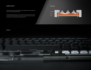 2.4G CNC Kim Loại Trường Hợp Không Dây RGB Bàn Phím Cơ Khí K68 USB Loại C <span class=keywords><strong>Mini</strong></span> Chơi Game Phong Cách - Product Image 4