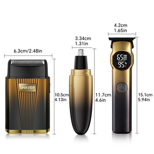 3 In 1 Oplaadbare Elektrische Verzorgingsset Multi-Functionele Neushaar Trimmer Tondeuse Bakkersscheerapparaat Met Usb-Stroombron - Product Image 4