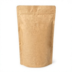 Coffee Stand Up Pouch Resealable Vented Degassing Valve Easy <b>Open</b> Tape Moisture Proof VMPET Heat Seal Supermarket Food <b>Storage</b> - Product Image 1