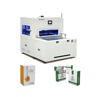Machine semi-automatique de découpage et de séparation de papier d'étiquettes de déchets à usage unique avec pompe moteur PLC