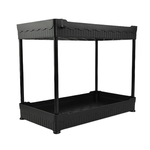 Gabinete de cocina y baño, organizador para debajo del fregadero, armario deslizante, organizador de cesta, cajón, estante de fregadero deslizante de 2 niveles - Product Image 2