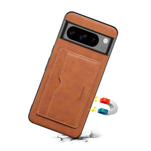 Denior | Funda de teléfono de cuero PU con inserción de tarjeta retro resistente a caídas para <span class=keywords><strong>GOOGLE</strong></span> - Product Image 3