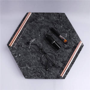 <span class=keywords><strong>Assiette</strong></span> de service en pierre naturelle <span class=keywords><strong>vintage</strong></span> personnalisée plateau de dessert aux fruits décor de cuisine à domicile <span class=keywords><strong>assiette</strong></span> de service hexagonale en marbre - Product Image 4