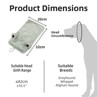 Vêtements pour chien DogLemi résistants au vent, style dessin animé, chauds et confortables, doux pour la peau, protection des oreilles, accessoires pour chien