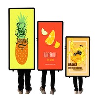 Sac à dos publicitaire LED portable en gros, haute luminosité, pour publicité mobile et graphique