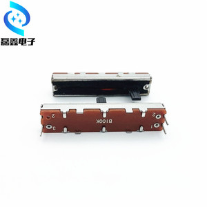 โพเทนชิโอมิเตอร์แบบเส้นตรง H Electronic Components รุ่น B100K แบบเลื่อนตรง 3 ขา ชนิดเมมเบรนสไลเดอร์ - Product Image 5
