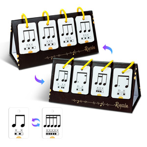 Tarjetas Educativas para Principiantes, Tarjetas de Memoria de Música de Piano Esenciales para Pequeños Músicos, Aprende <span class=keywords><strong>Acordes</strong></span>, Símbolos Musicales Básicos - Product Image 4