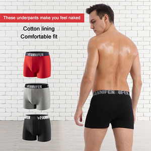 <span class=keywords><strong>Boxer</strong></span> da Uomo Premium ODM Personalizzabili, Traspiranti in Elastan, Intimo Colorato in Cotone, <span class=keywords><strong>Taglie</strong></span> Grandi - Product Image 1
