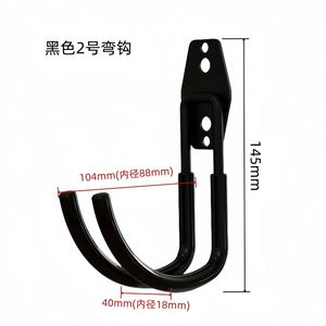 Ganchos de Pared de Hierro Resistentes de un Solo Nivel para Almacenamiento de Bicicletas y Herramientas de Garaje - Product Image 5