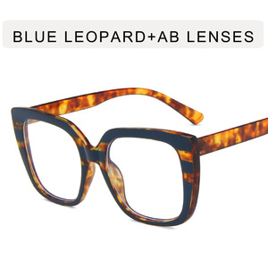 Specchio occhio di gatto Anti-blu luce quadrata cornici Logo personalizzato di alta qualità moda europa e gli stati uniti grande cornice delle donne - Product Image 6