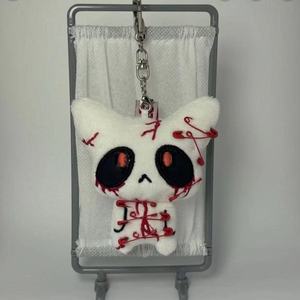LLavero de peluche gótico de terror para Halloween, bolso de muñeca de monstruo sangriento, accesorios de miedo para mochila, decoración de fiesta de Cosplay, moda - Product Image 2
