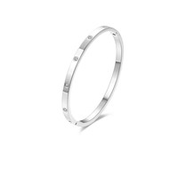 Bracelets de manchette Bijoux de mode Bracelet en acier inoxydable Accessoires Bracelets Charme pour femmes