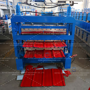 เครื่องขึ้นรูปลอนหลังคาโลหะสามชั้น - อุปกรณ์ขึ้นรูปลอนหลังคา 3in1 พร้อมเทคโนโลยีการรีดเย็น - Product Image 6