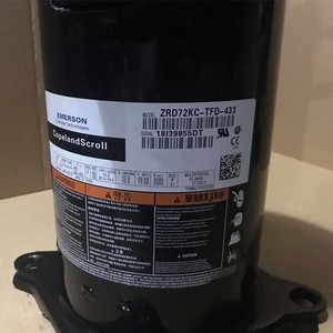 คอมเพรสเซอร์แบบสโครล Copeland รุ่น ZRD72KC TF0 433 6 แรงม้า ระบบทำความเย็นและความร้อนแบบดิจิตอลขนาน - Product Image 2